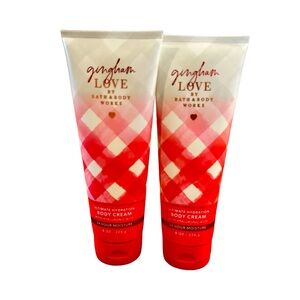 2 Brand New Gingham Love by Bath & Body Works Ultimate Hydration Body Cream